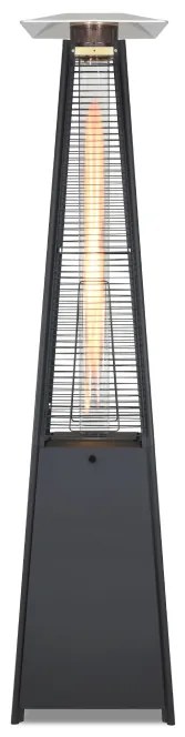 Terrasverwarmer op gas piramide Saturnus antraciet Garden Point