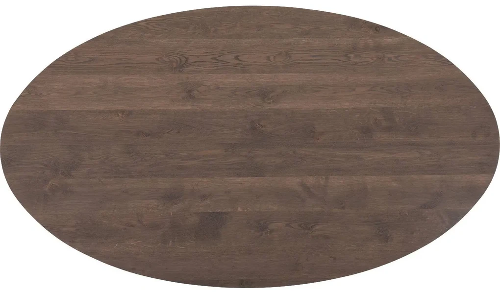 Goossens Excellent Eettafel Mente, Ovaal 180 x 100 cm
