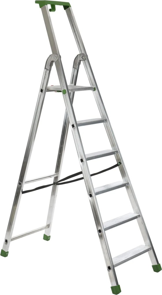 Escalo quadra aluminium - Industriële aluminium trapladder - 6 treden