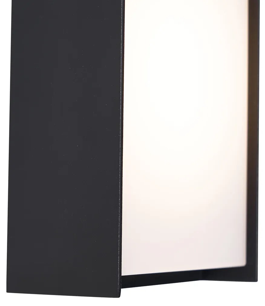 Moderne buiten wandlamp zwart incl. LED IP65 - Packet