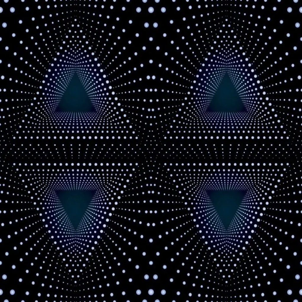 Noordwand Good Vibes Behang Graphic galaxy print blauw en zwart