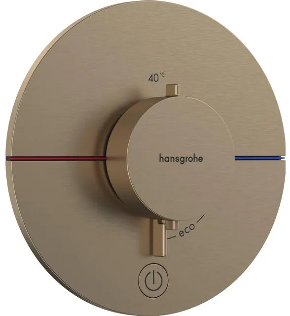 Hansgrohe Showerselect thermostaat inbouw 1 functie highflow brush bronze 15562140