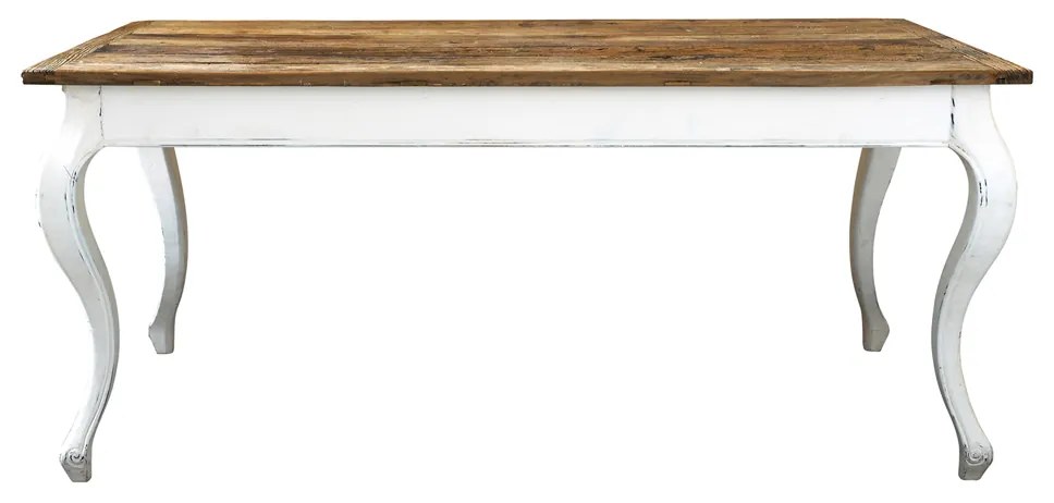 Rivièra Maison - Driftwood Dining Table, 180x90 cm - Kleur: wit