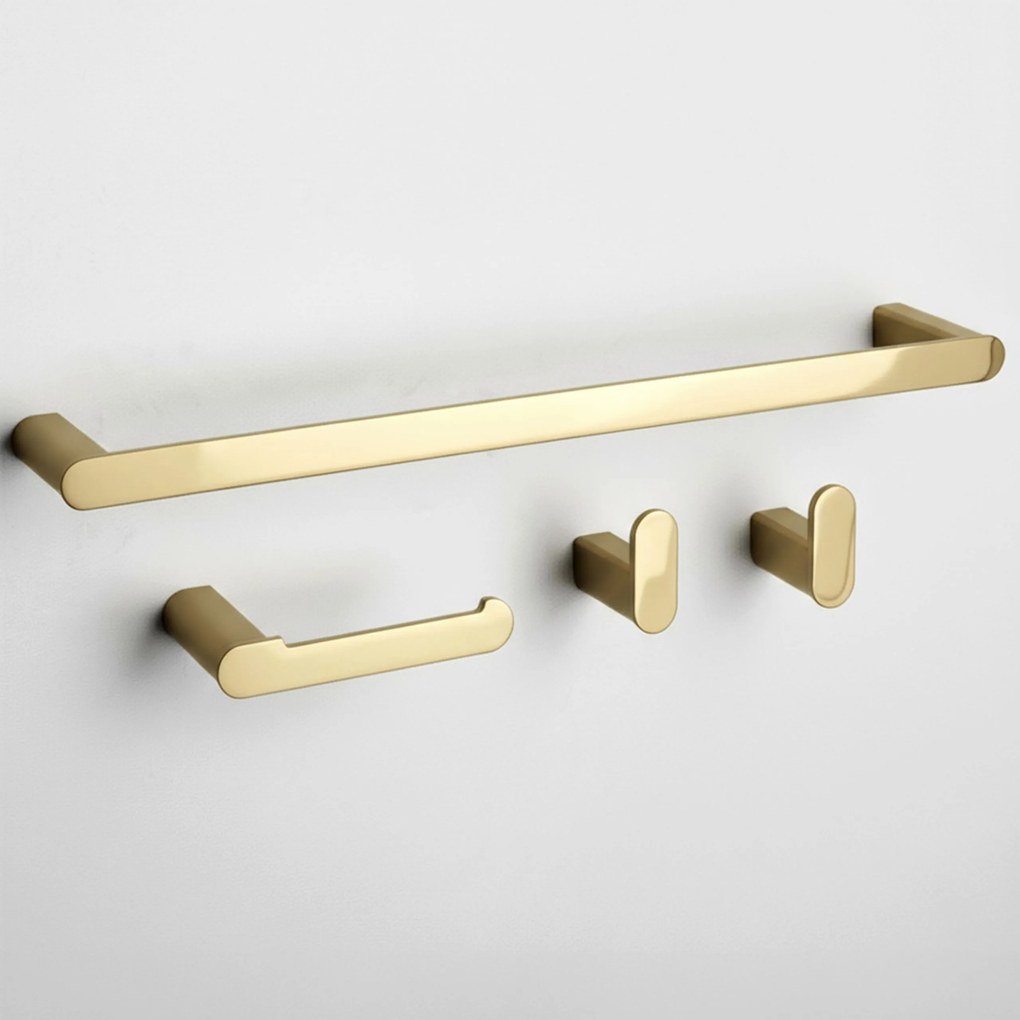 Badkameraccessoireset Mati Gold 4-delig