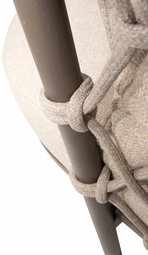 4 Seasons Outdoor Ezra hoek loungebank XL terre met loungetafel LoungebankLoungeset   bruin weerbestendig