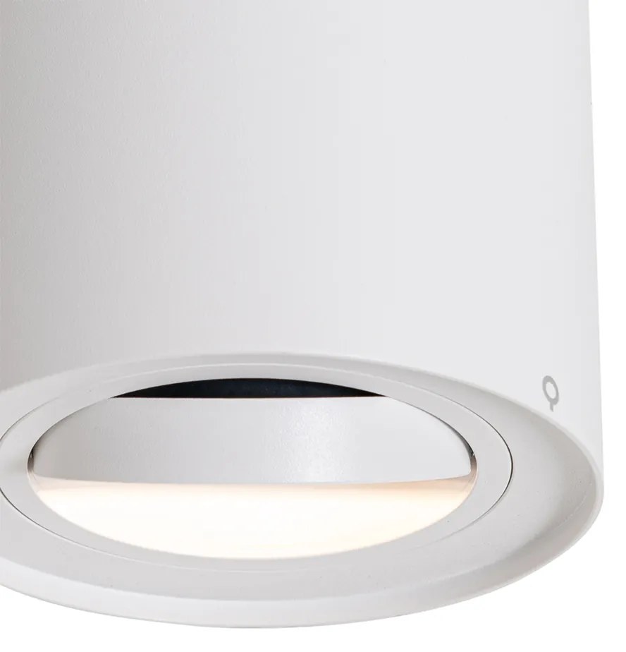 Moderne plafondSpot / Opbouwspot / Plafondspot wit draai- en kantelbaar AR70 - Rondoo Up Modern GU10 Binnenverlichting Lamp