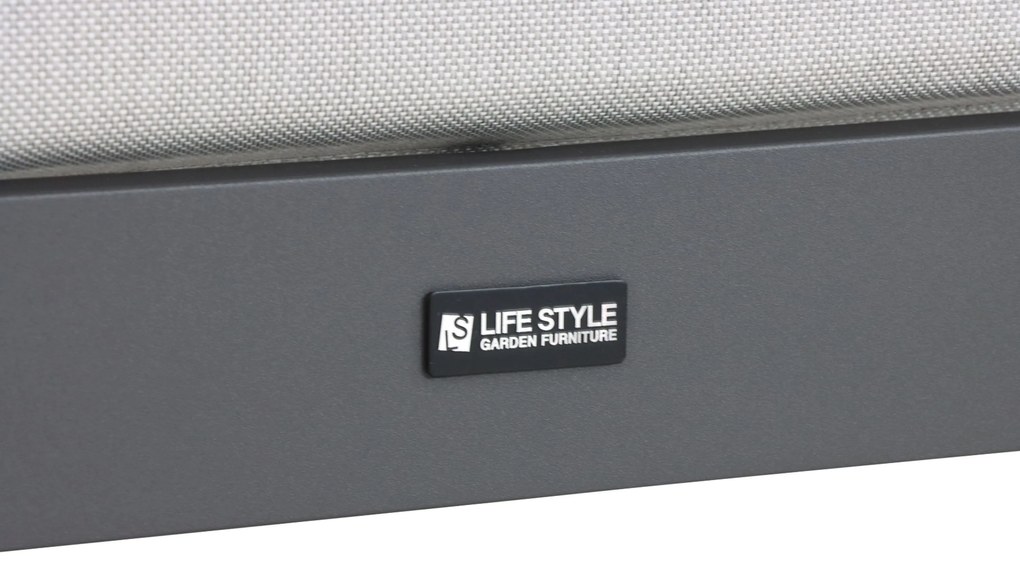 Tuinstoel Aluminium Grijs-antraciet Lifestyle Garden Furniture Luca