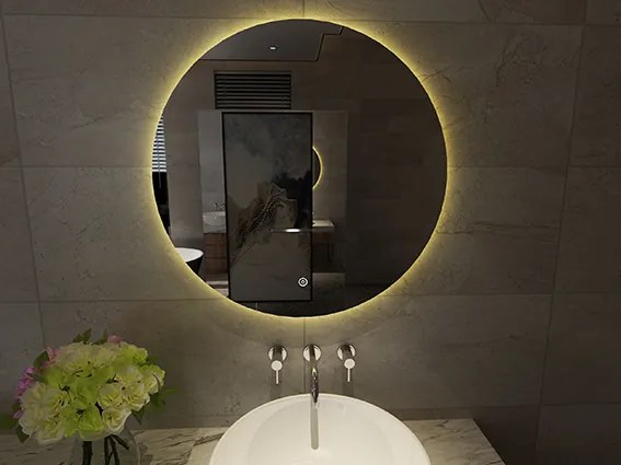 Mueller Oreo ronde spiegel met LED-verlichting 80cm