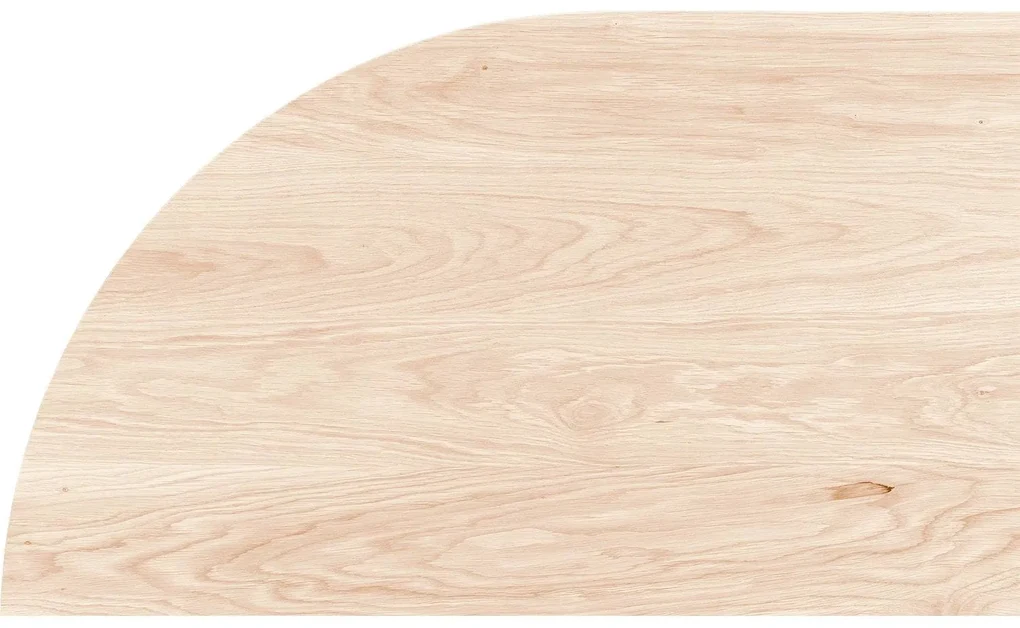 Goossens Excellent Eettafel Floyd, Semi rond 220 x 100 cm