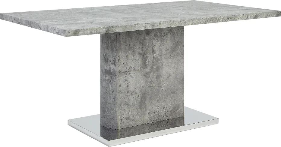 Eettafel betonlook 160 x 90 cm PASADENA