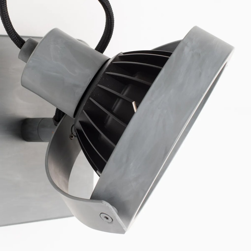 Zuiver Dice-1 DTW Metalen LED Spotje Grijs