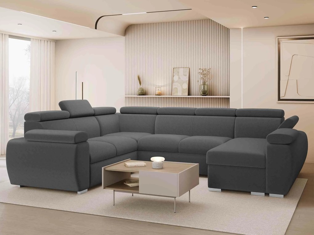 Hoekbank Columbus 134, Aanwezig, Aanwezig, 325x260x85cm, 232 kg, Poten: Kunststof, Hout: Grenen