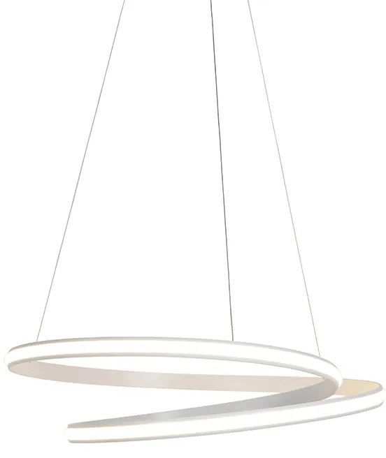 Moderne hanglamp wit 74 cm incl. LED dimbaar - Rowan