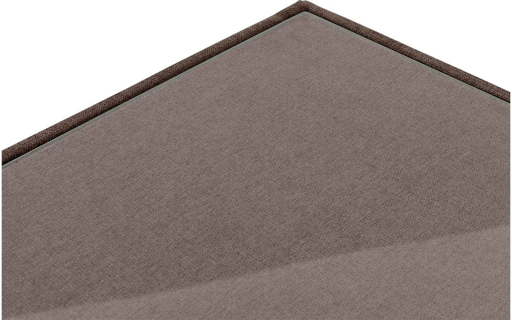 Goossens Hocker Nomade Toendra, Hocker met inleg glasblad