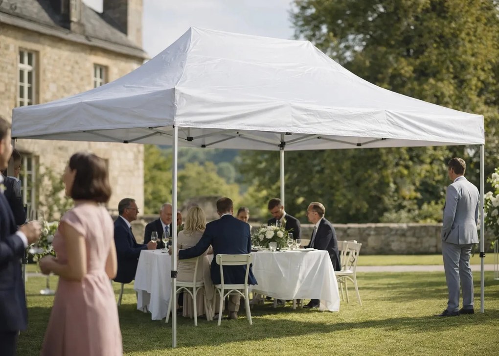 Tent 3x4,5 Master Aluminium Wit