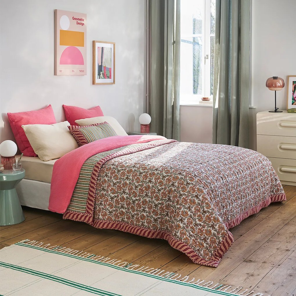 Gewatteerde beddensprei, Hyacinthe