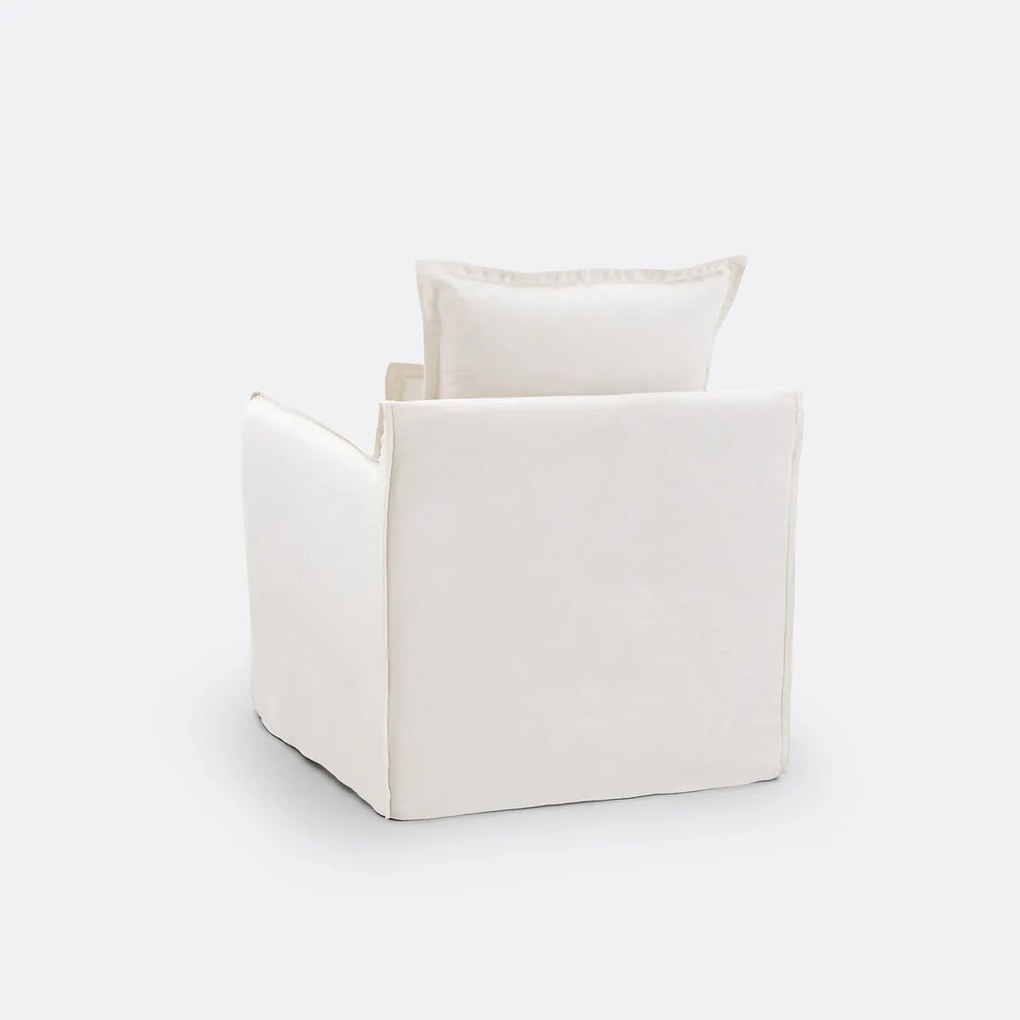 Fauteuilhoes in dik linnen, Odna