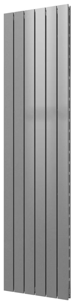 Plieger Cavallino Retto designradiator verticaal dubbel middenaansluiting 1800x450mm 1162W zilver metallic