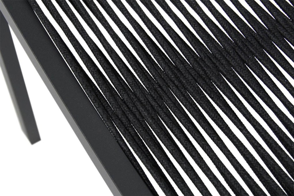 Tuinstoel stapelbaar Rope Grijs-antraciet Santika Annisa