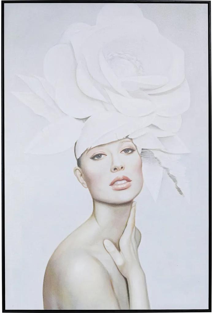Kare Design Lady White Blossom Schilderij