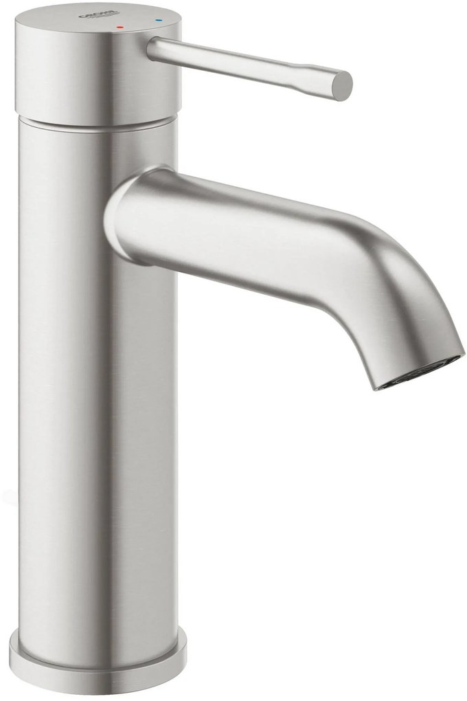Grohe Essence New S-size wastafelmengkraan zonder waste Supersteel