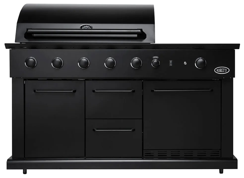 Boretti Luciano Nero buitenkeuken 5 pits