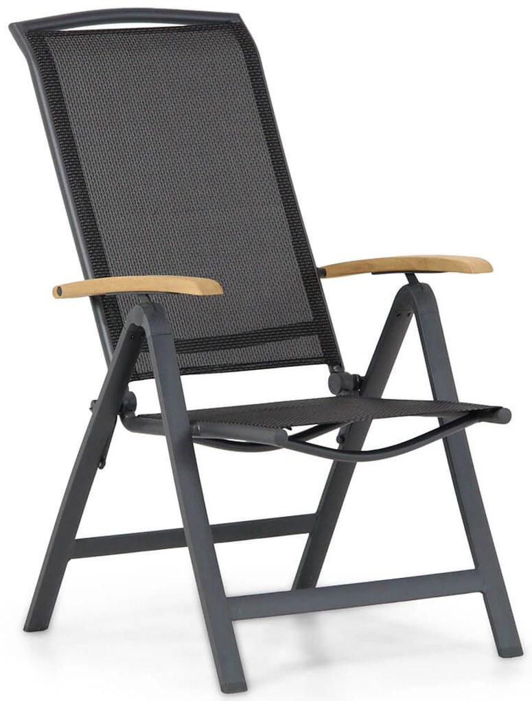 Tuinset 6 personen 240 cm Aluminium/textileen Grijs Lifestyle Garden Furniture Rosello/Valence