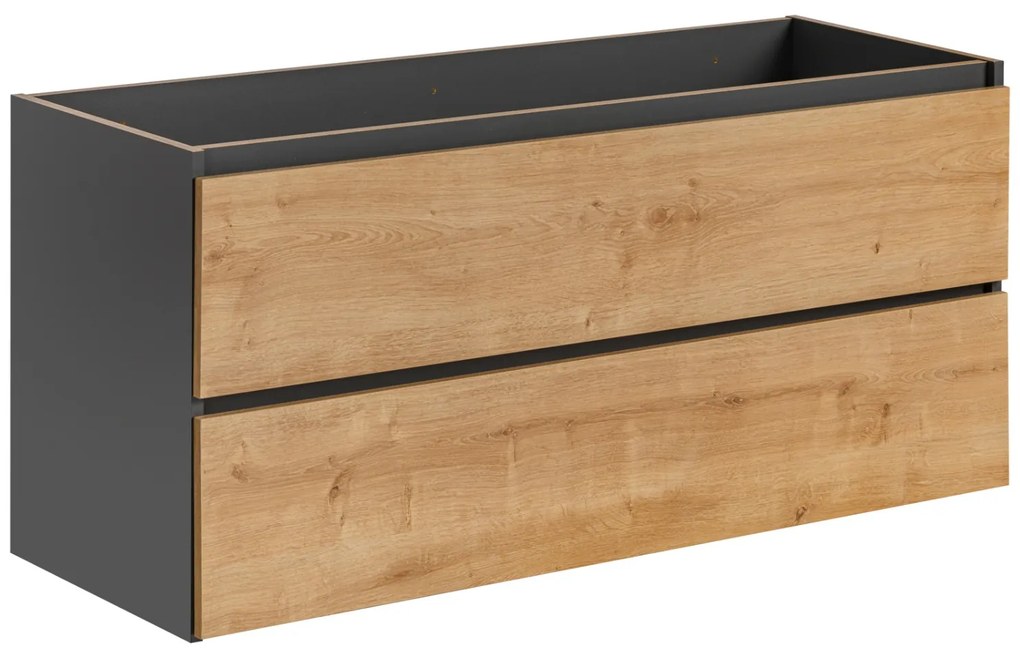 Comad Monako 823 FSC onderkast 120cm eiken/grijs