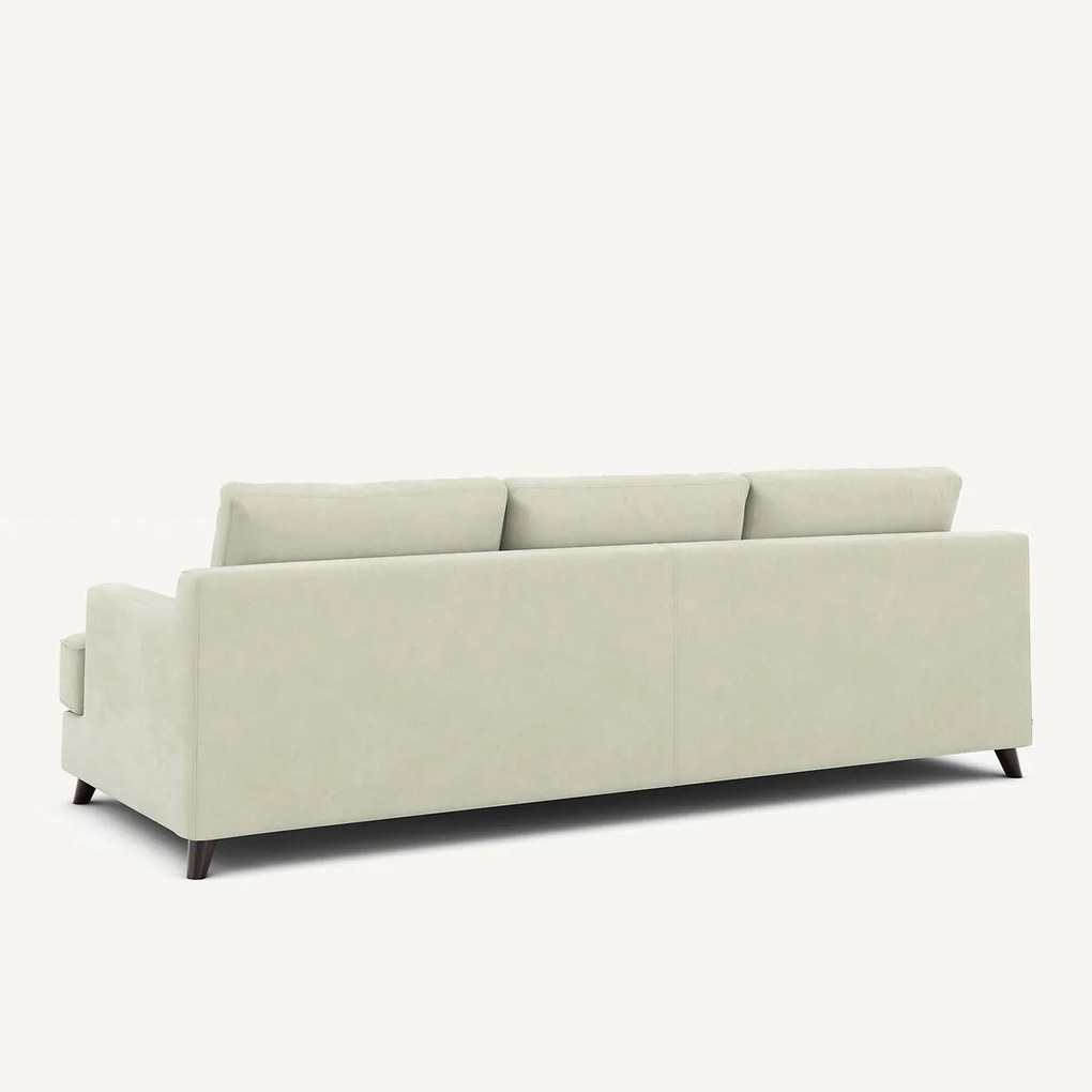 Bank 3- of 4-zits, van stonewashed fluweel, ALWINE