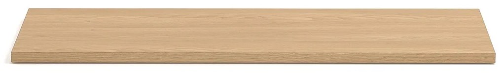 Set van 2 legplanken L110cm met fineerlaag in eik, Johanez