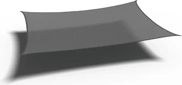 Platinum Sun&amp;Shade Coolfit schaduwdoek rechthoek 400x300cm Antraciet