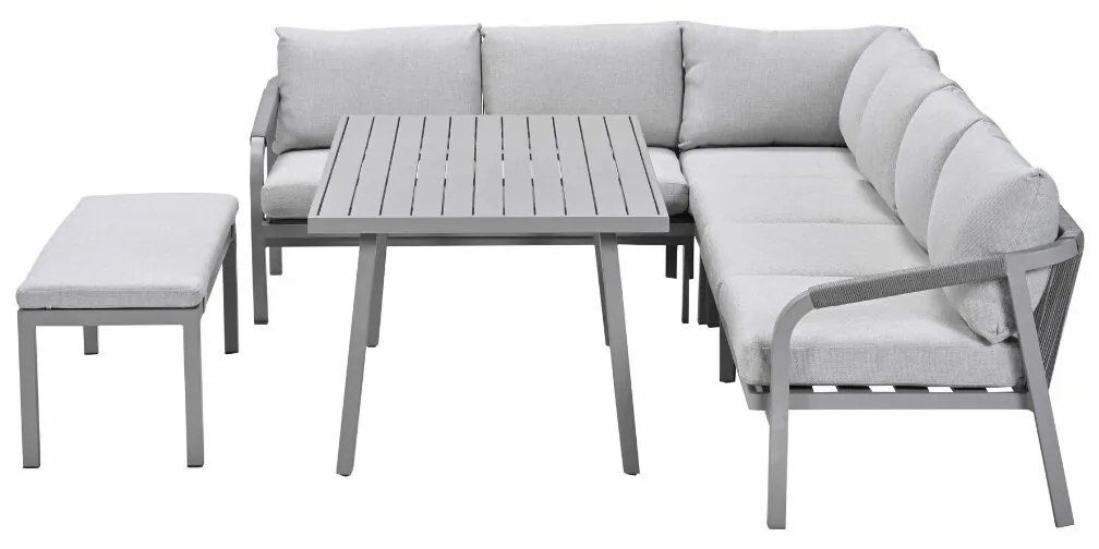 Garden Impressions Tarera lounge dining set 6-delig R - taupe