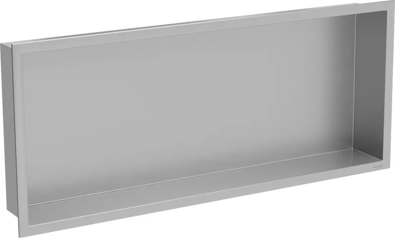 Mexen X-Wall-R wandplank met flens 75 x 30 cm, inox - 1910753010