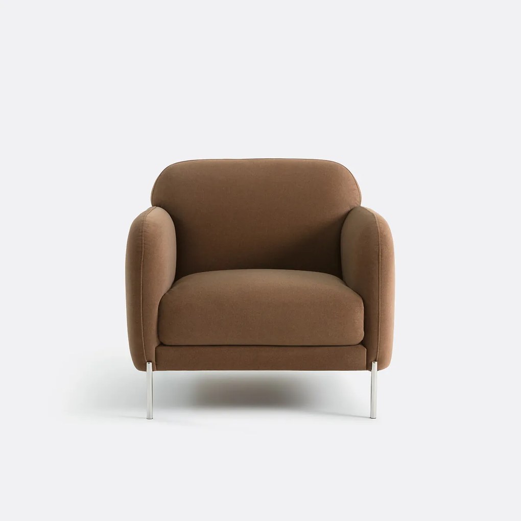 Matte fluwelen fauteuil, PABLO