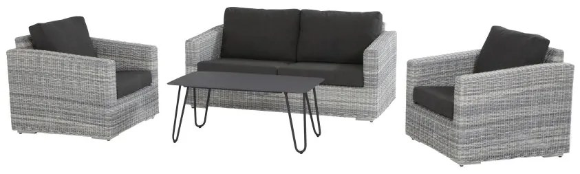 4 Seasons Outdoor | Edge loungeset met salontafel  Loungeset     weerbestendig