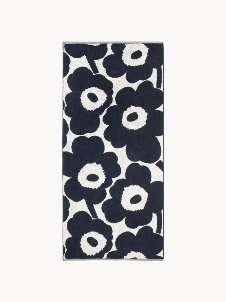 Dubbelzijdig handdoek Unikko van katoen, in verschillende maten