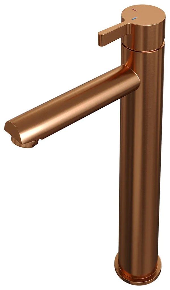 Brauer Copper Edition ColdStart verhoogde wastafelkraan energy-saving model E koper geborsteld PVD