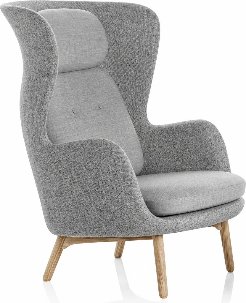 Fritz Hansen RO JH2 Chair loungestoel designers selection grijs