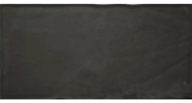 Baldocer Ceramica Atmosphere wandtegel - 12.5x25cm - 8.5mm - Rechthoek - Zwart Glans SW07312205-2