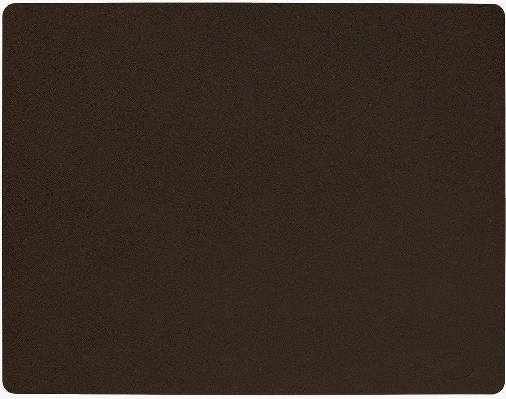 Handgemaakte leren placemats Nupo, 4-delig