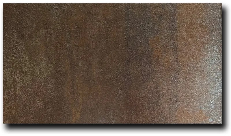 Vloertegel 30x60 Cm Metallook Roest Bruin Mettallica A111