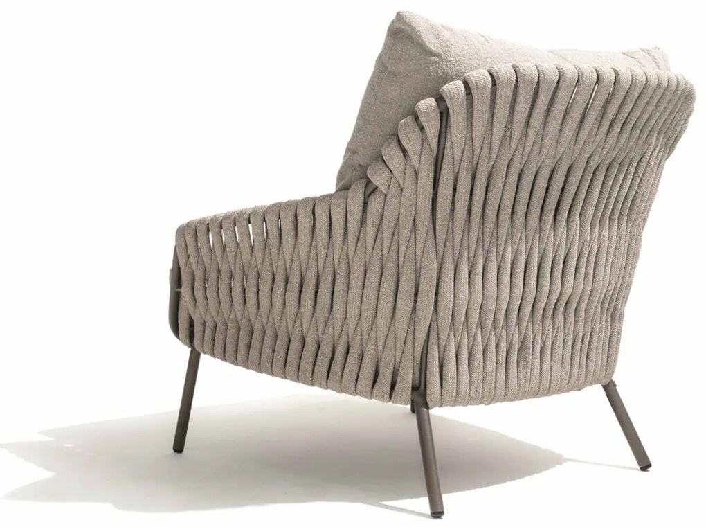 4 Seasons Outdoor Montera loungestoel terre SALE Loungestoel   bruin weerbestendig