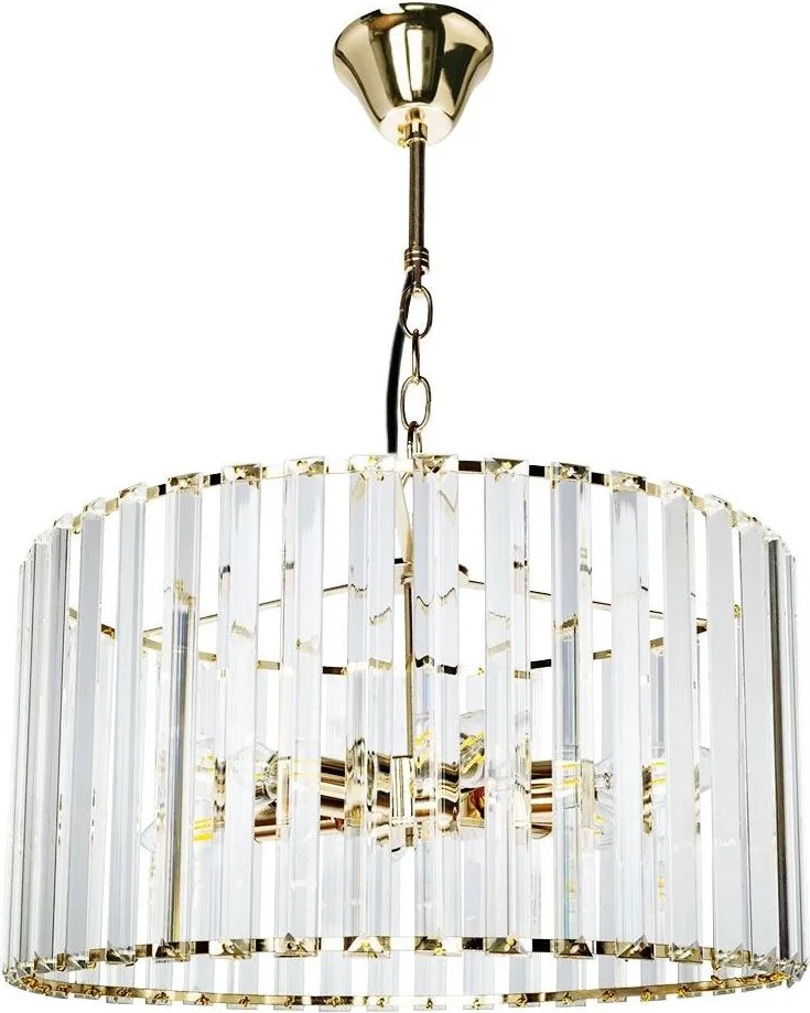 Plafondlamp met glazen bol APP1157-5CP