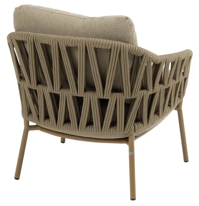 4 Seasons Outdoor Biarritz low dining tuinstoel amber SALE Tuinstoel beige weerbestendig