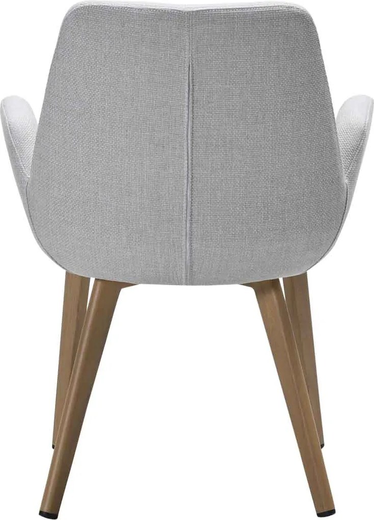 Garden Impressions Amalia tuinset 5-delig light teak look - Duuk tuintafel Ø120 cm