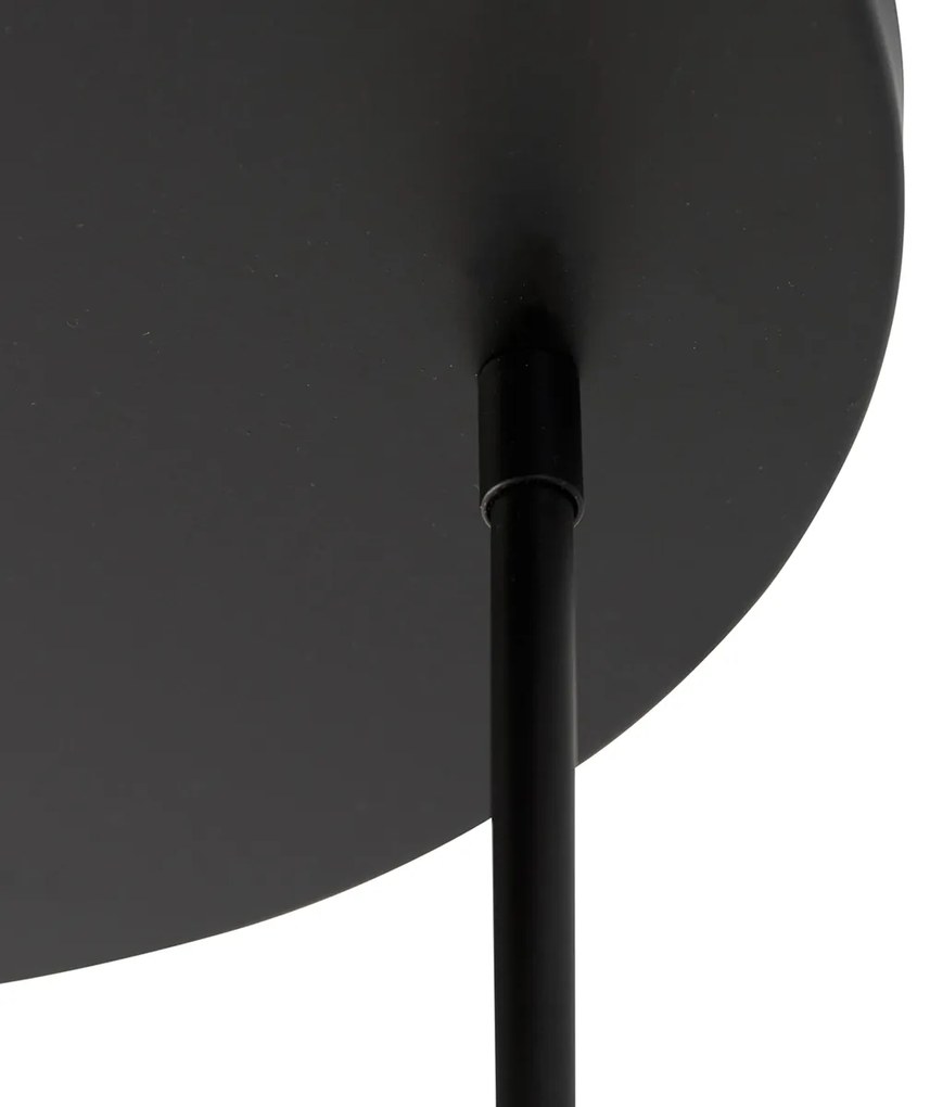 Smart plafondlamp zwart incl. 3 Wifi G95 - Facil