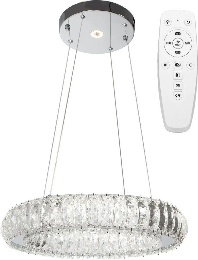 Crystal LED Plafondlamp APP1040-CP afstandsbediening