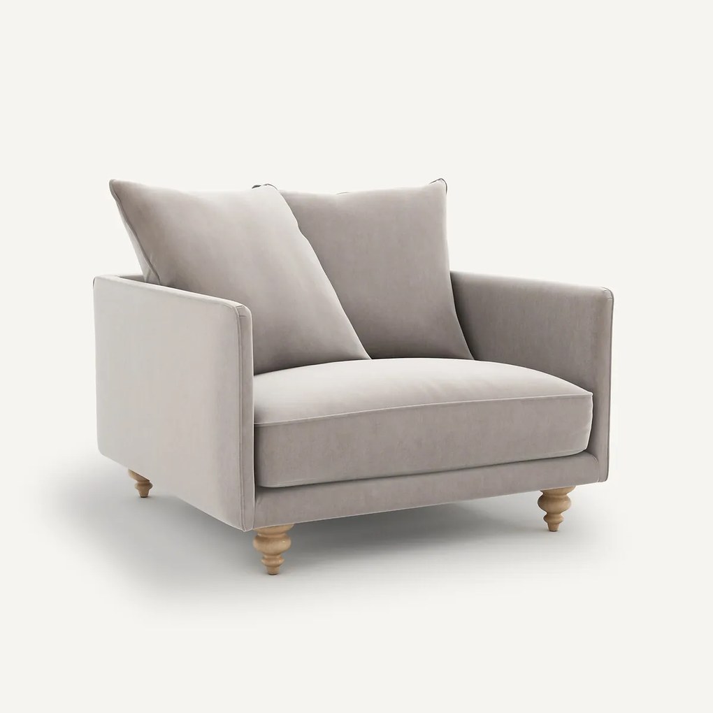 Fauteuil fluweel, Lazare