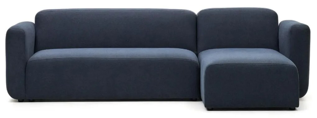 Kave Home Neom Moderne Bank Met Chaise Longue Blauw Links/rechts