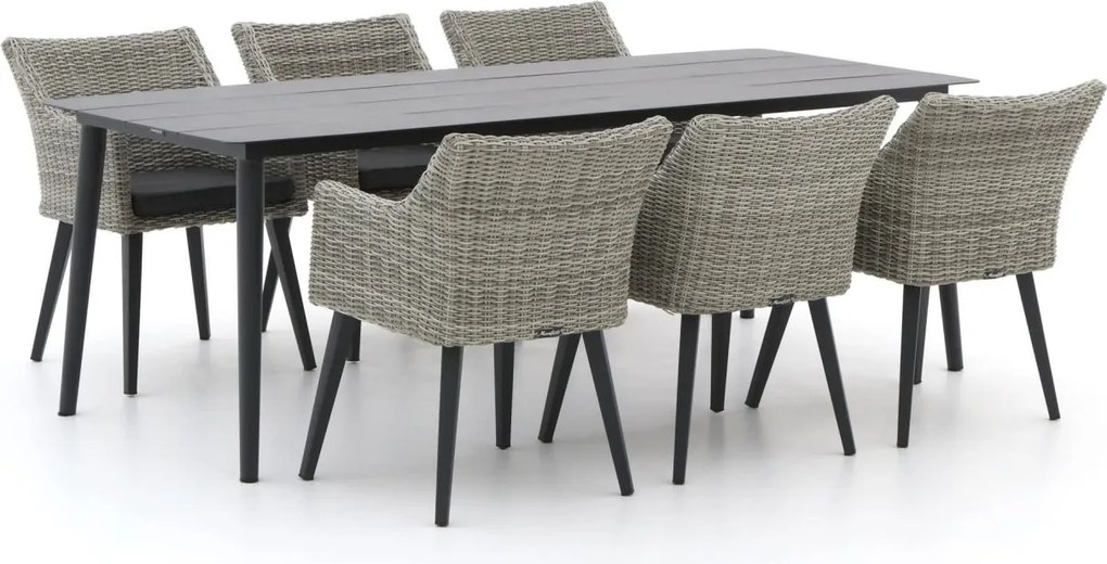 Diningset Manifesto  | 6 personen | Tuinset aluminium | 7-delig | Kees Smit Tuinmeubelen
